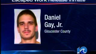 Gloucester inmate escapes during work release