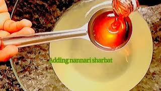 How to make nannari sharbat recipe||summer special drink||kids drink||sharbat recipe