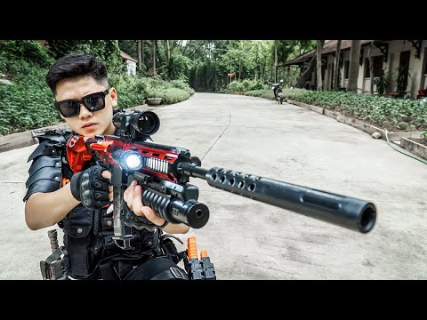 Nerf Guns War: Nueva misión Título SWAT de SEAL TEAM Fight Boss Black Dangerous Criminal Group