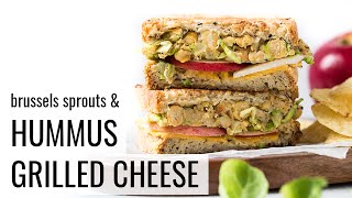 VEGAN HUMMUS GRILLED CHEESE | healthy lunch idea