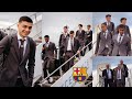 BARCA ARRIVES IN MONACO! Lewandowski, Yamal, Pedri, Raphinha all STORM for Monaco vs Barcelona.