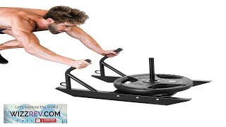 Weight Power Pull Push Sled Fitness Strength Speed Training Sled Black Review