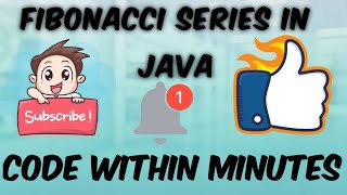 WAP to print fibonacci series in java?|class 10 icse|must watch