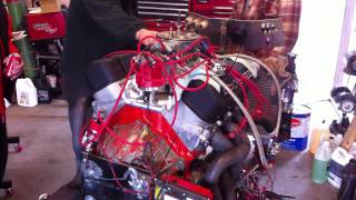 510 ci race motor warm up