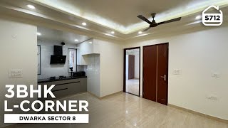 DDA Approved 3 BHK L Corner Flat for sale in 1.70 Crore | BRS SHOW S712