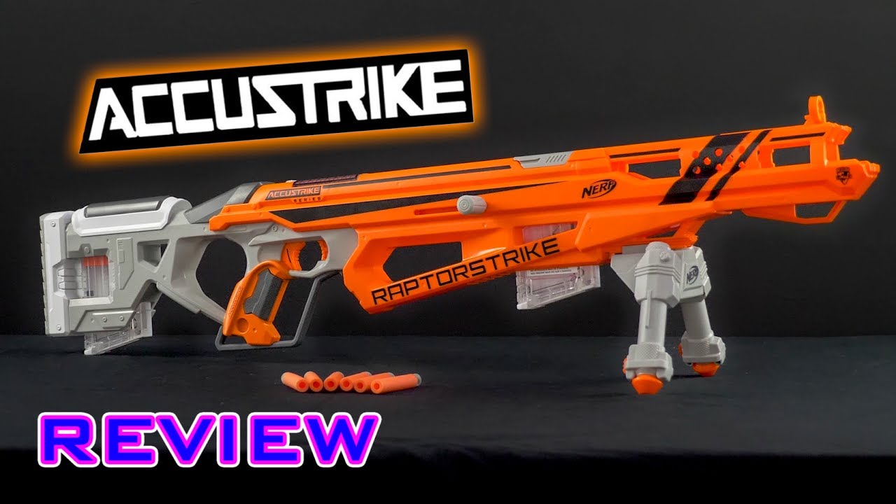 [REVIEW] Nerf Accustrike Raptorstrike Unboxing, Review, & Firing Demo ...