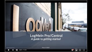 LogMeIn Pro/Central Tutorial Part 2: Getting Started Troubleshooting