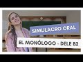 Ejemplo de tarea 1 - el monólogo - Prueba oral DELE B2 🗣