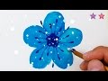 How to paint a flower for beginners - Level 1