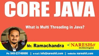 What is Multi Threading in Java? | Core Java Tutorial | by Mr.Ramachandra
