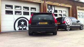 Guerrilla Performance Exhaust on Volvo V70R with over 350HP