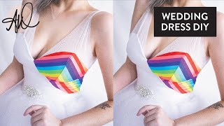 How To Sew a Wedding Dress | Sewing Tutorial | Easy Draping & Stitching