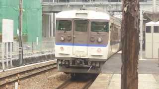 【西条駅】115系更新色　セキN-17編成　【HD】2014.03.01