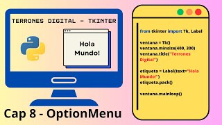 TKINTER - PYTHON - CAP 8 - OPTION MENU