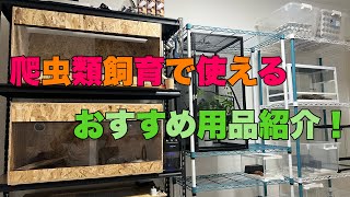 【爬虫類飼育で使えるおすすめ用品紹介！】生き物やペットの多頭飼育者の方！是非必見です！