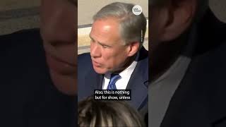Texas Gov. Abbott on Biden border policy: 'Two years and $20 billion too late' | USA TODAY #Shorts