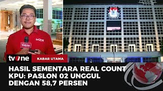 Suara Real Count KPU Pemilu 2024 Menyentuh 74,14% | Kabar Utama tvOne