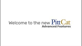 PittCat Library Catalog Advanced Features