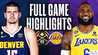 Denver Nuggets vs Los Angeles Lakers FULL GAME HIGHLIGHTS｜2022-23 NBA Season｜12/16 2022