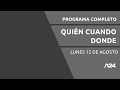 CASO LOAN: LA AVIONETA NARCO QUE NADIE INVESTIGA #QuiénCuándoDónde PROGRAMA COMPLETO 12/08/2024