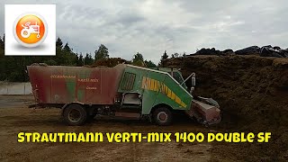 Strautmann Verti Mix 1400 Double SF self propelled feed mixer in action