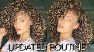 MY EASY UPDATED CURLY HAIR ROUTINE | The Glam Belle