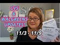 CVS & WALGREENS UPDATES 11/3 - 11/9 | CRT & EARLY DEAL SCENARIOS!