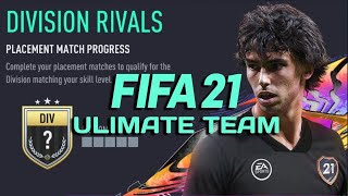 HOW TO BE A PRO IN FIFA 21/DIVISION 2 PLACEMENT!