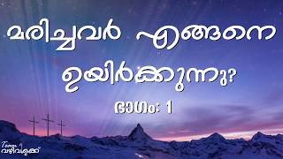 How the dead are raised? || മരിച്ചവർ എങ്ങനെ  ഉയിർക്കുന്നു?  (ഭാഗം: 1) || Fr. Dr. Reji Geevarghe se