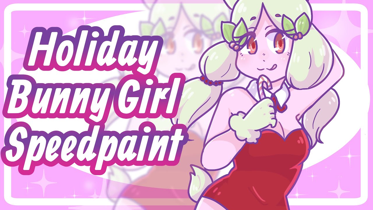 2019 Holiday Bunny Speedpaint Youtube