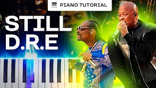 Still D.R.E. - Dr. Dre featuring Snoop Dogg (Easy Piano Tutorial)