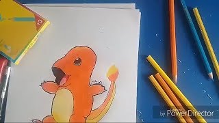 Dibujando a Charmander-Pokemon || Maty Dibuja