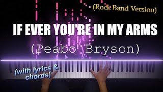 EASY PIANO VIDEOKEYS  If ever you're in my arms - Peabo Bryson Cover, Tutorial, Instrumental #Margel