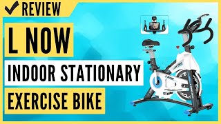L NOW Indoor Exercise Bike Indoor Cycling Stationary Bike, Belt Drive with Heart Rate Review
