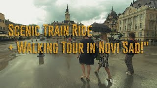 From Belgrade to Novi Sad: A Scenic Train Ride \u0026 Walking Tour in Serbia 🇷🇸 | 4K Travel Vlog