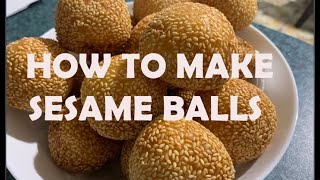 How to make Sesame balls || Changreu tuahning || Titus Thang