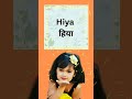 Hindu Baby Girl Names Starting With Letter 'H' |H Letter Se Ladkiyon Ke Sundar Naam |Girls Names 'H'