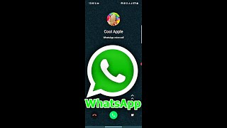 Samsung A51 WhatsApp incoming & outgoing call from Cool apple