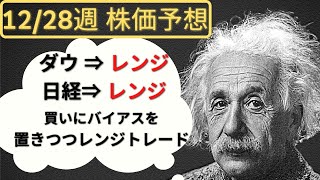 【日経平均株価・NYダウチャート分析】12/28 以降 今後の戦略