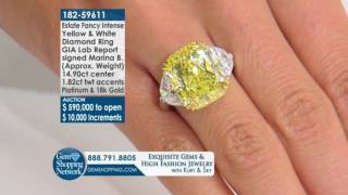 1.5 Million Dollar Yellow Diamond - Gem Shopping Network