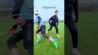 What skill is the best?🔥👇🏼 #viral #footballmove #soccer #footballskils