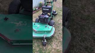 Bobcat / ransomes 48inch walkbehind mower with sulky / velky / sully kawasaki fh430v 15hp