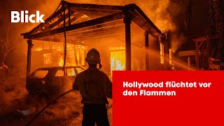 Flammeninferno in Los Angeles - Hollywood flüchtet vor den Flammen