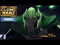 tcw grievous hero pulls back after jedi villains arrive to stop his heroic plans cn