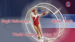 Birgit Halwachs World Championships 2024 in Gymwheel Woman Spiral Finals 6th Place