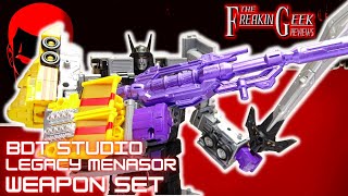 BDT Studio Legacy Menasor WEAPON SET: EmGo's Transformers Reviews N' Stuff