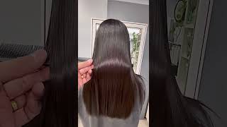 法拉盛还有这样拉直的 . 专业搞定毛躁发#自然卷拉直#hairstraightening