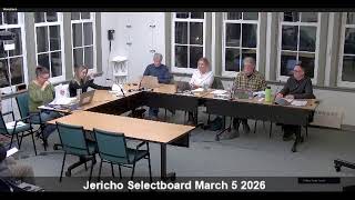 Jericho Selectboard Mar. 5, 2026