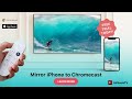 Chromecast Screen Mirroring iPhone & iPad to Smart TV | Tutorial 2024 | AirBeamTV