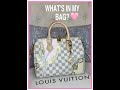 What's In My Bag | Louis Vuitton Speedy B 25 | Damier Eben Nautical Print | Lux Wife Life!